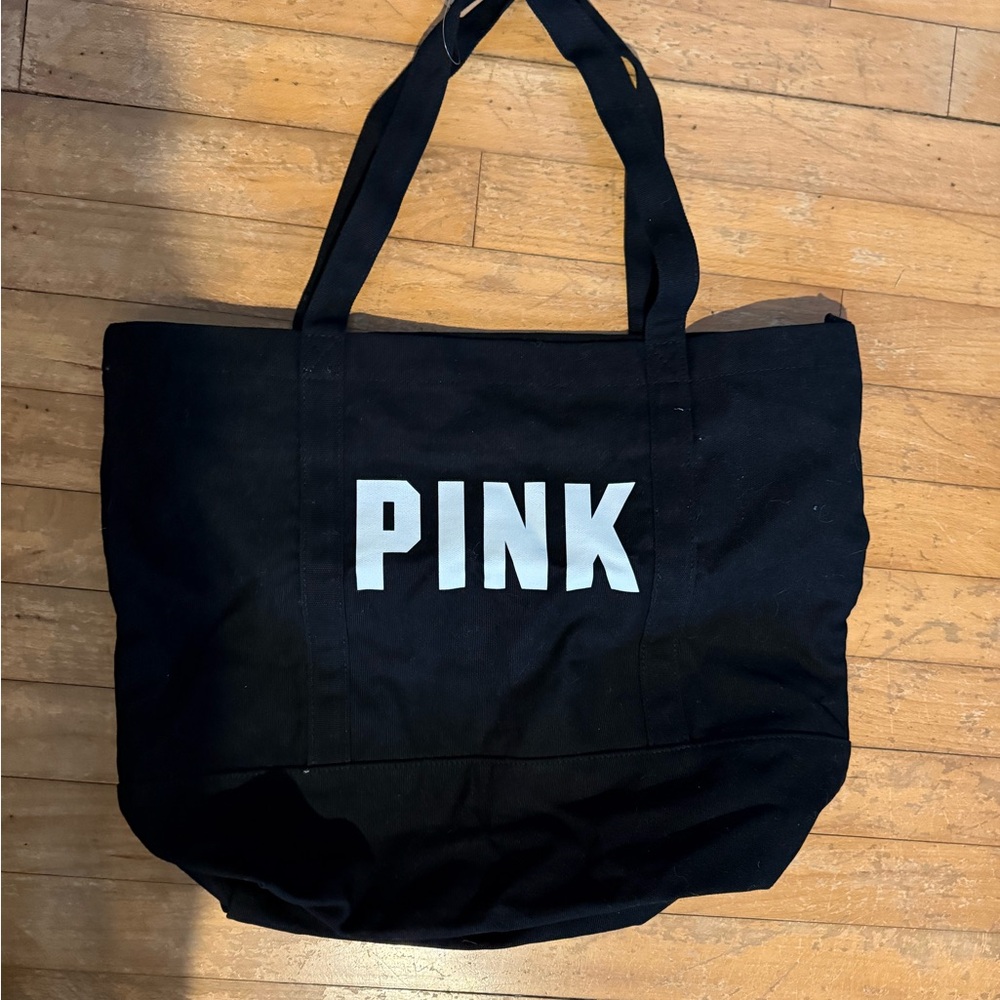 PINK Victoria's Secret Black and White Tote